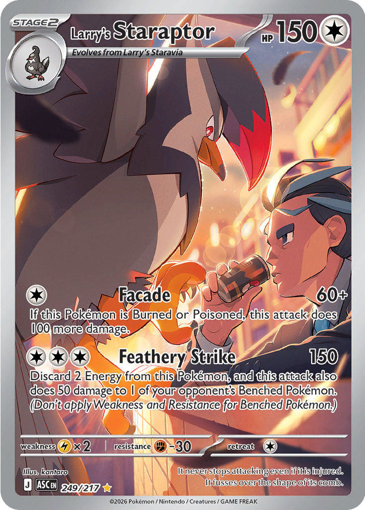 Larry's Staraptor #249 Pokemon Ascended Heroes