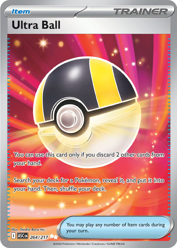Ultra Ball #264 Pokemon Ascended Heroes