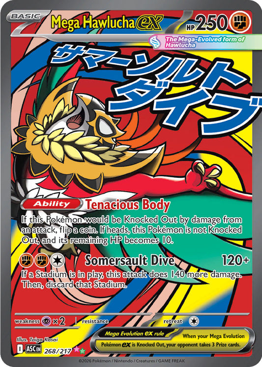 Mega Hawlucha ex #268 Pokemon Ascended Heroes