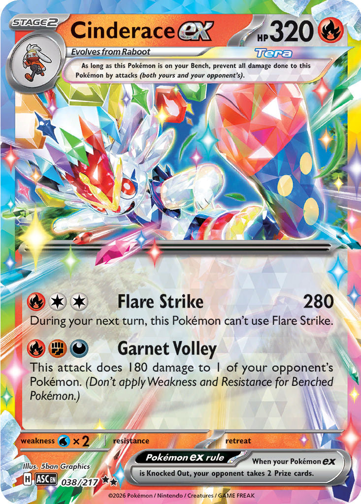 Cinderace 038/217 Ascended Heroes