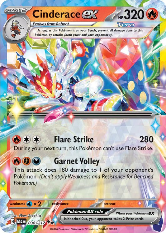 Cinderace 038/217 Ascended Heroes