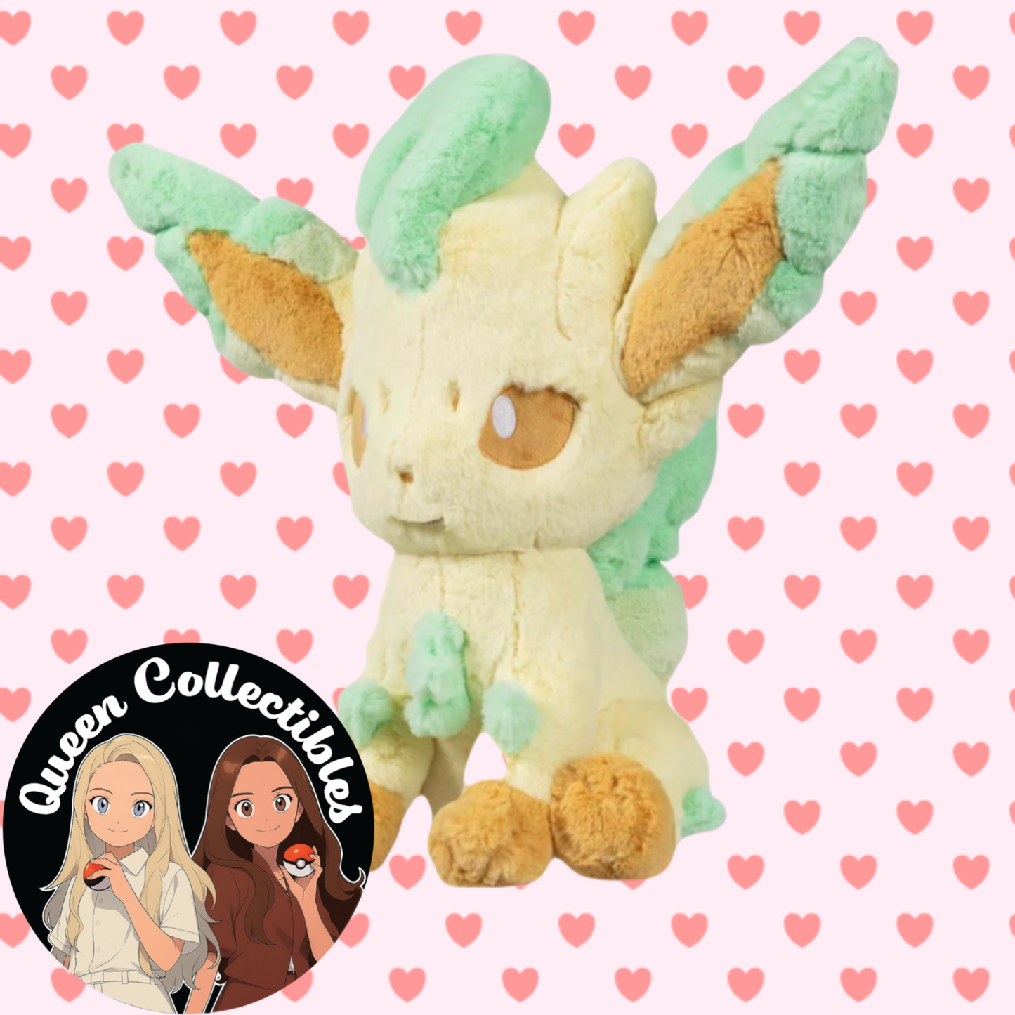 Leafeon Comfy Friends Plush - 16 ½ In.