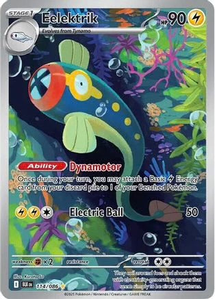 Eelektrik #114 Pokemon Black Bolt