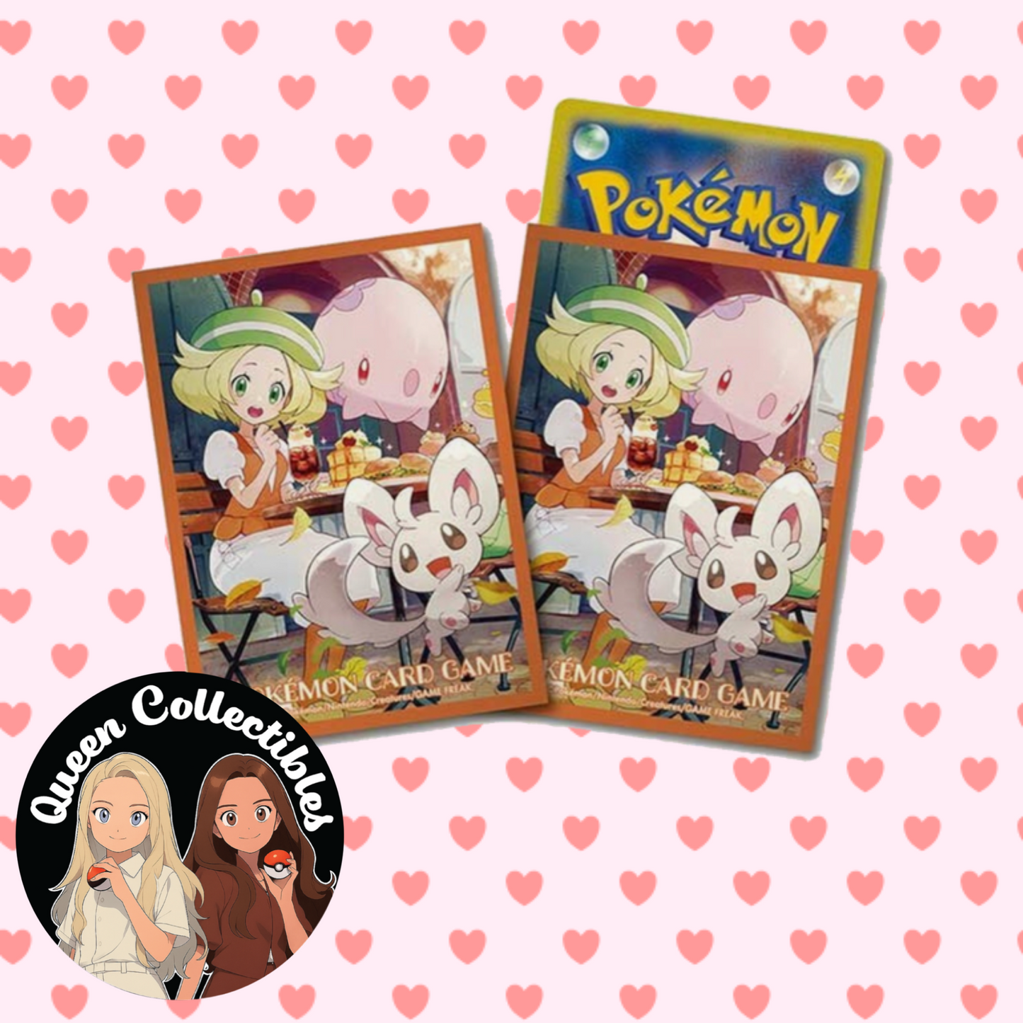 POKEMON CENTER Bianca Sleeves (64 Individual Card Sleeves)