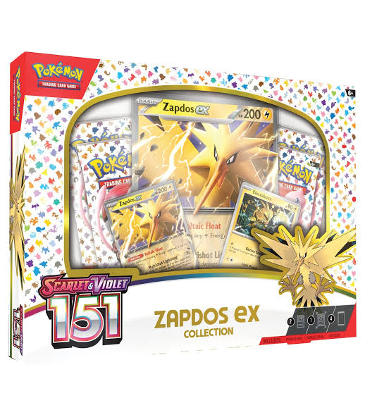 Scarlet & Violet—151 Collection—Zapdos Ex Box – Assorted