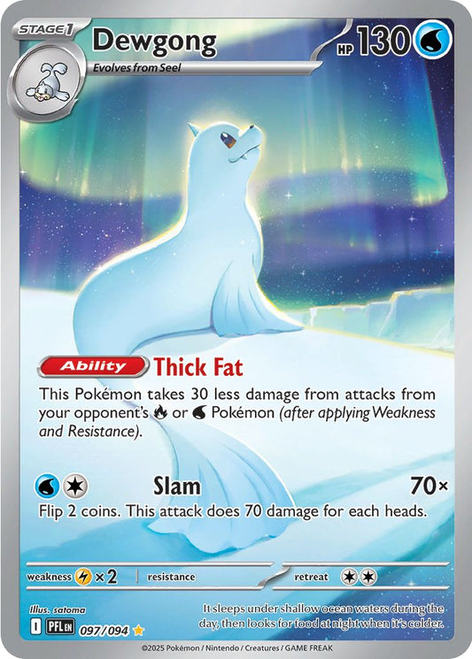 Dewgong #97 Pokemon Phantasmal Flames