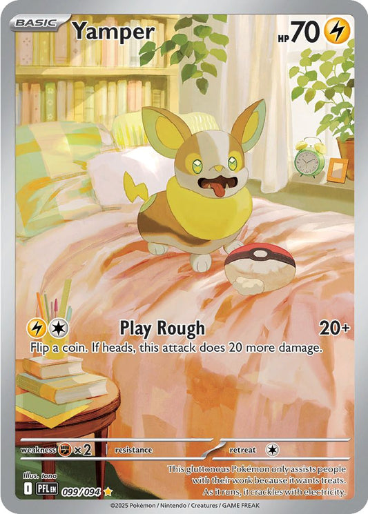 Yamper #99 Pokemon Phantasmal Flames