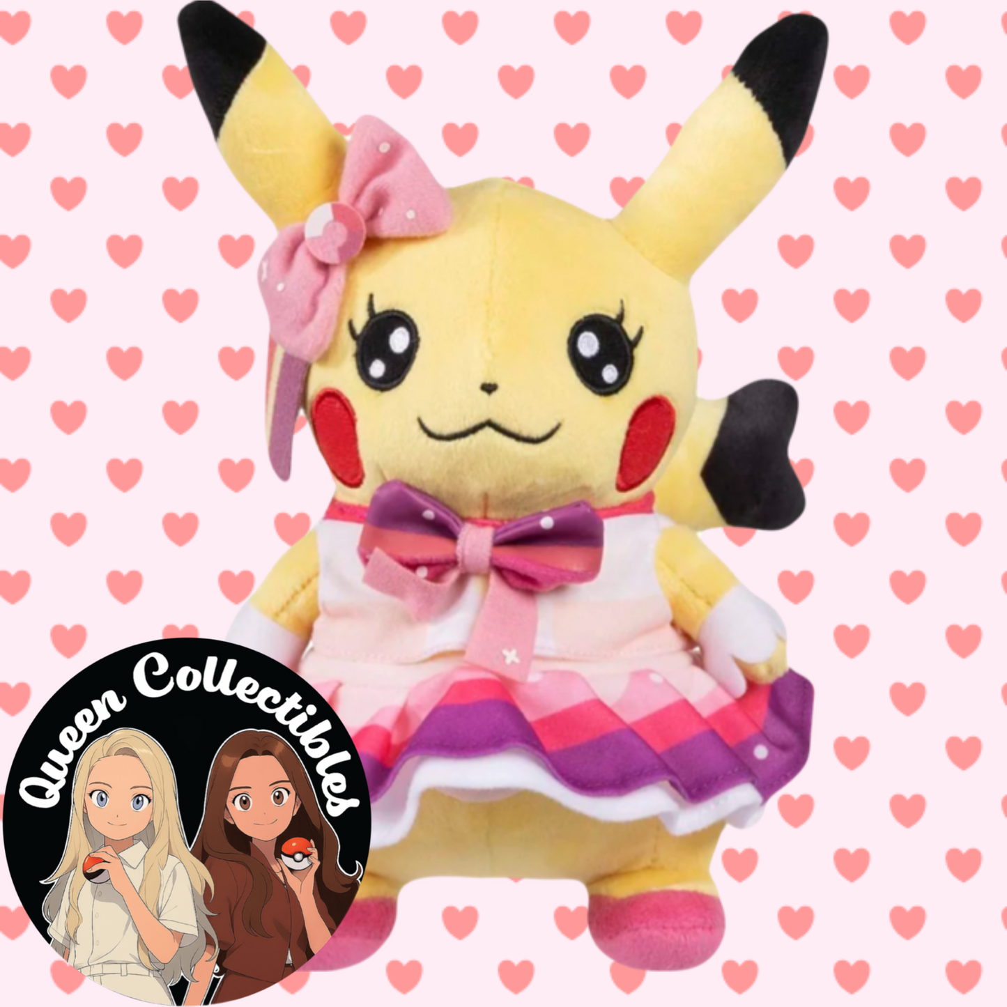 Pokemon Centre Cosplay Pikachu: Pikachu Pop Star Poké Plush - 9 In.