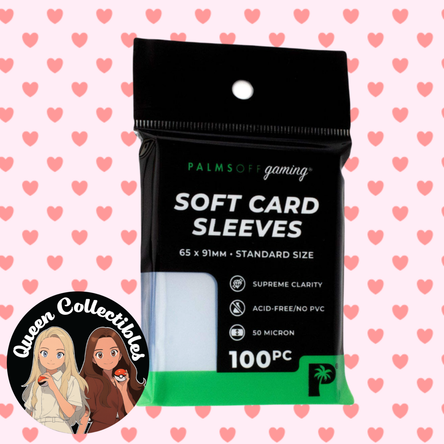 Palms Off Soft Penny Sleeves 100pc