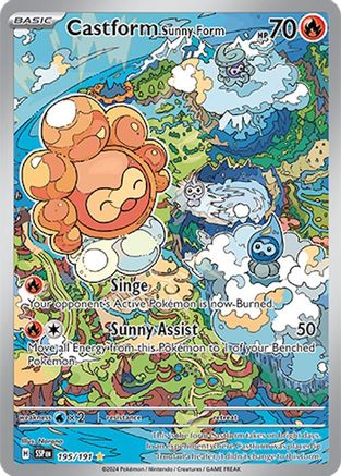 Castform Sunny Form #195 Pokemon Surging Sparks