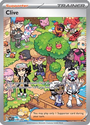 Clive - 236/091 236 - SV Paldean Fates Holofoil