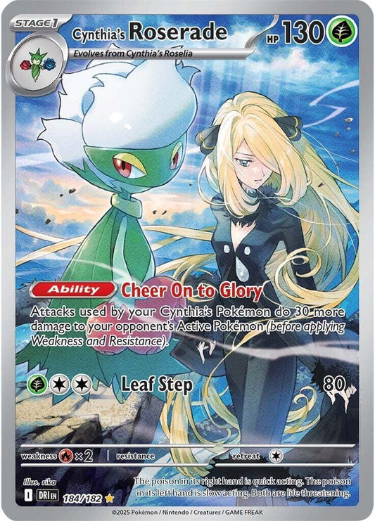 Cynthia's Roserade #184 Pokemon Destined Rivals