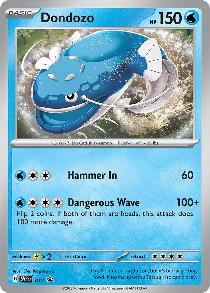 Dondozo #12 Pokemon Promo