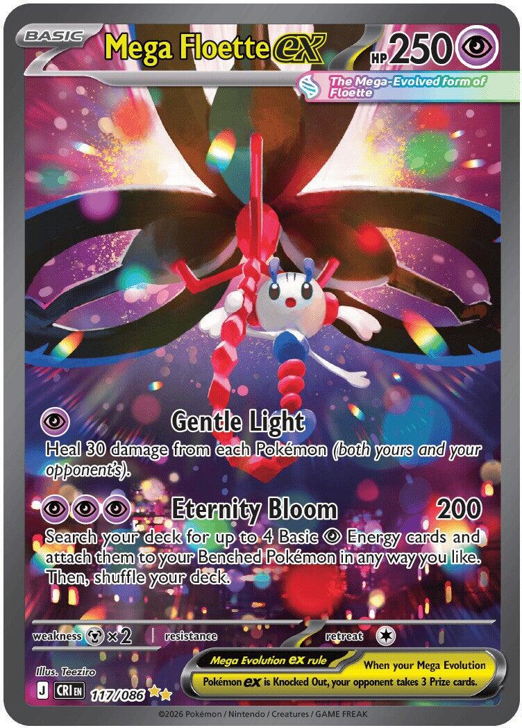 Mega Floette Ex #117 Pokemon Chaos Rising