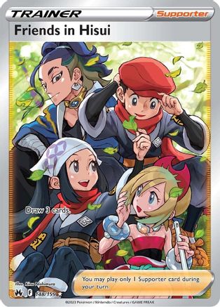 Friends in Hisui #148 Pokemon Crown Zenith
