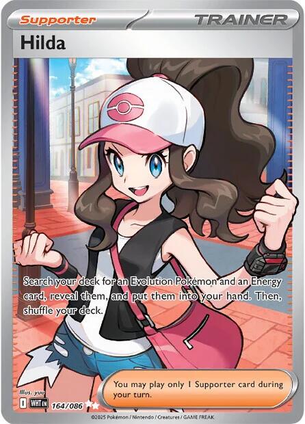 Hilda #164 Pokemon White Flare
