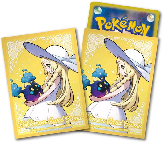 POKEMON CENTER Japan Mega Brave Lillie & Cosmog Sleeves