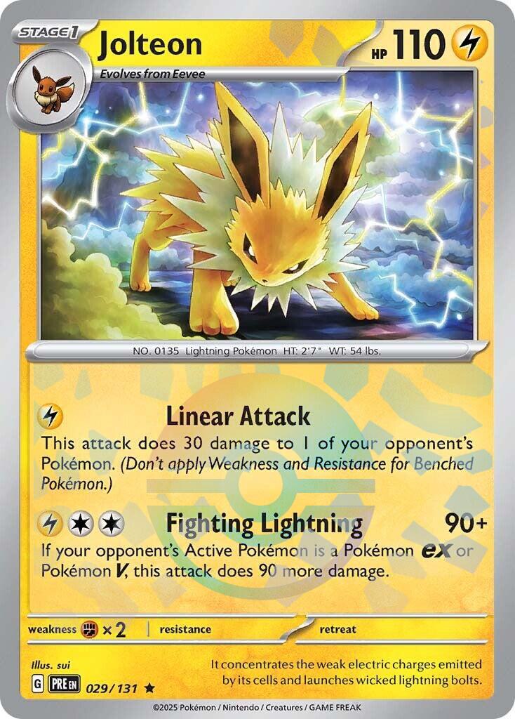 Jolteon [Poke Ball] #29 Pokemon Prismatic Evolutions