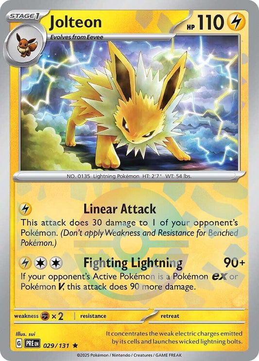 Jolteon [Poke Ball] #29 Pokemon Prismatic Evolutions