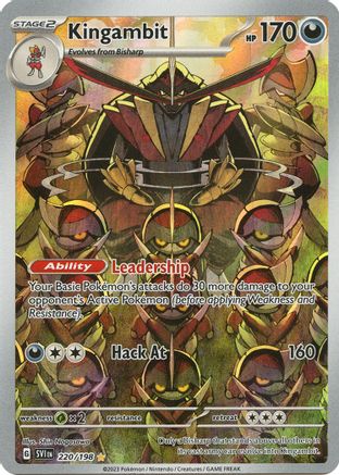 Kingambit #220 Pokemon Scarlet & Violet