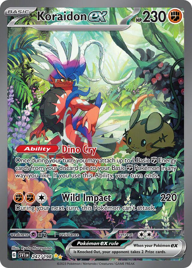 Koraidon Ex #247 Pokemon Scarlet & Violet