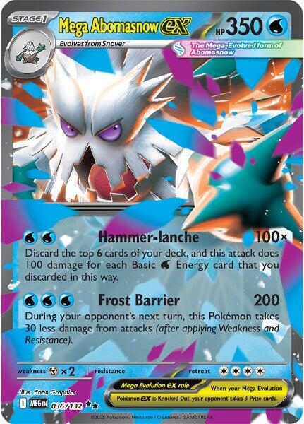 Mega Abomasnow Ex #36 Pokemon Mega Evolution