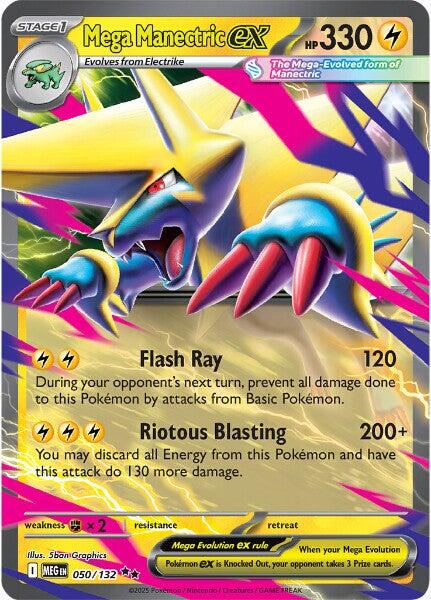 Mega Manectric ex #50 Pokemon Mega Evolution