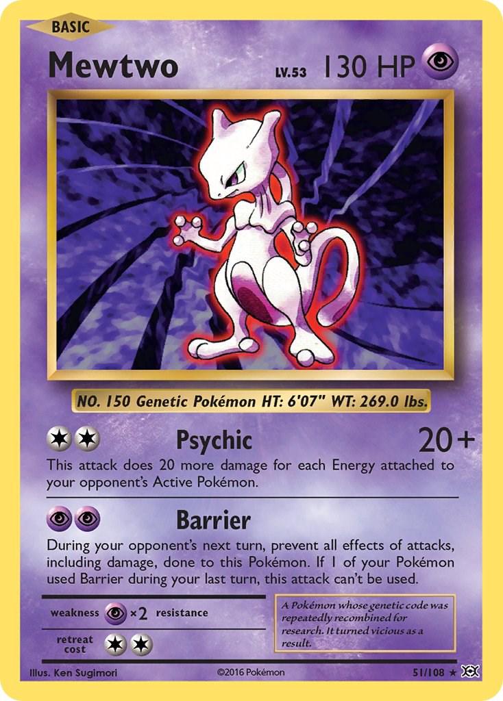 Mewtwo #51 Pokemon Evolutions