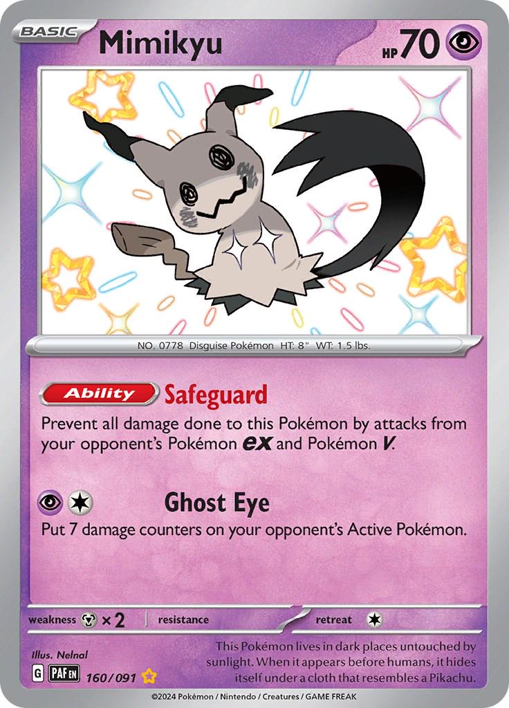 Mimikyu #160 Pokemon Paldean Fates