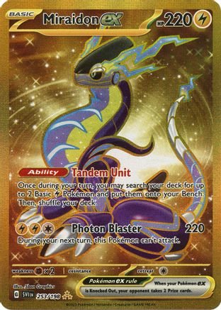 Miraidon ex #253 Pokemon Scarlet & Violet