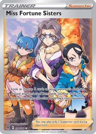 Miss Fortune Sisters #194 Pokemon Lost Origin