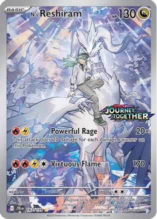 N's Reshiram - 167/159 167 - SV09 Journey Together Holofoil