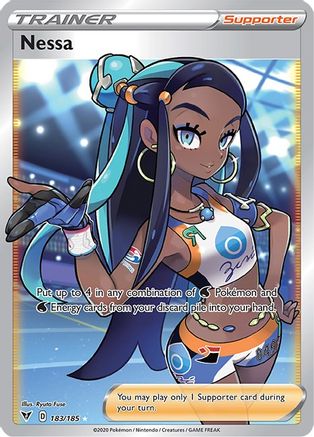 Nessa #183 Pokemon Vivid Voltage