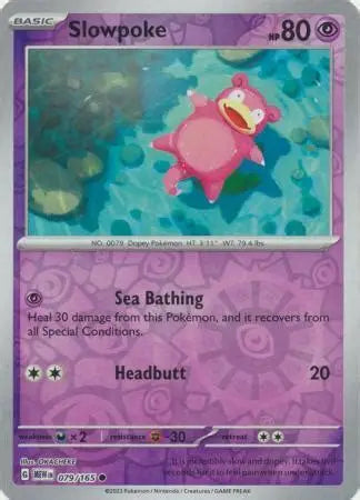 Slowpoke [Reverse Holo] #79 Pokemon Scarlet & Violet 151