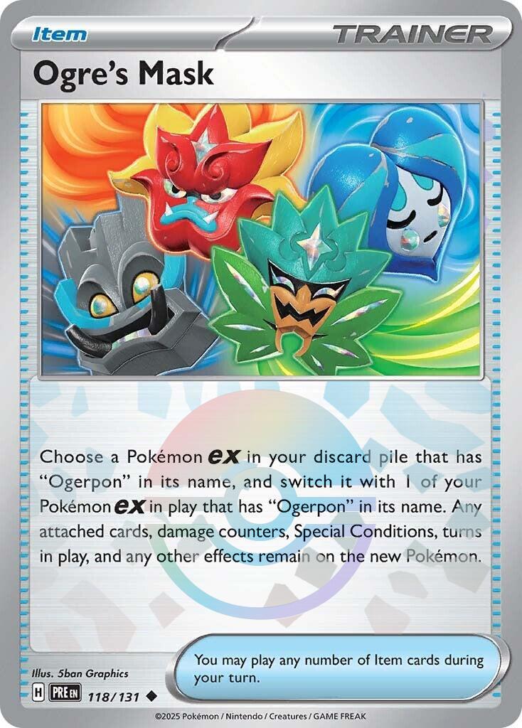 Ogre's Mask [Poke Ball] #118 Pokemon Prismatic Evolutions