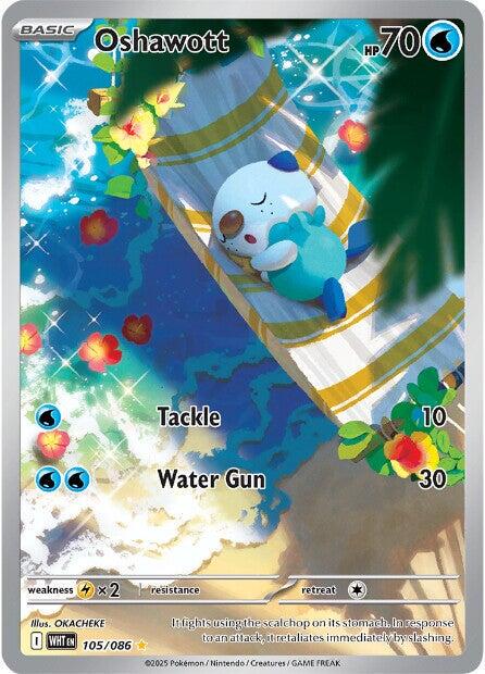 Oshawott #105 Pokemon White Flare