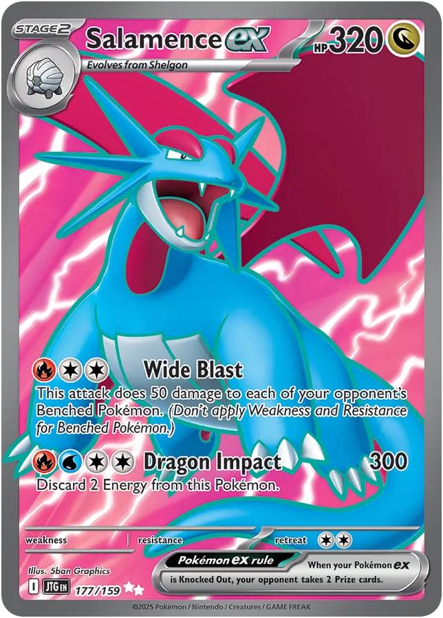 Salamence ex #177 Pokemon Journey Together