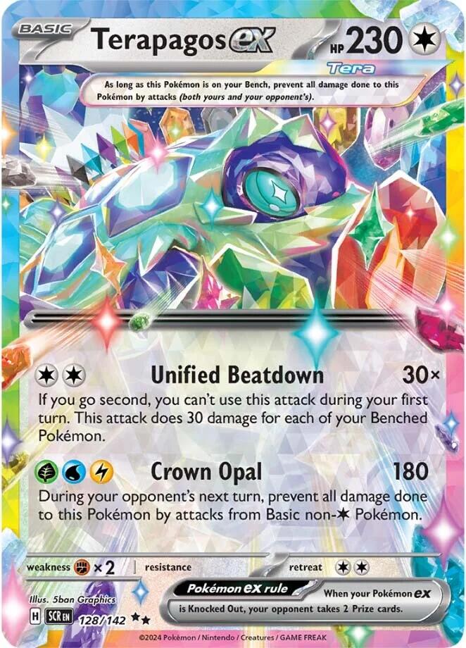 Terapagos Ex #128 Pokemon Stellar Crown