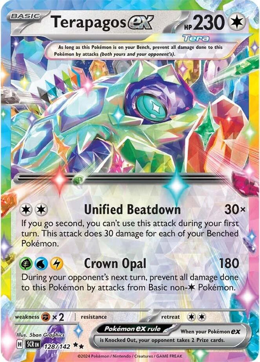 Terapagos Ex #128 Pokemon Stellar Crown