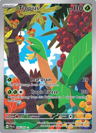 Tropius #195 Pokemon Paldea Evolved