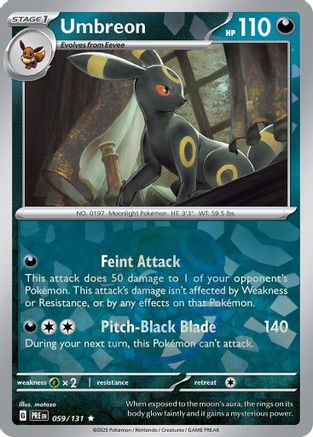 Umbreon (Master Ball Pattern) 59 - SV Prismatic Evolutions Holofoil
