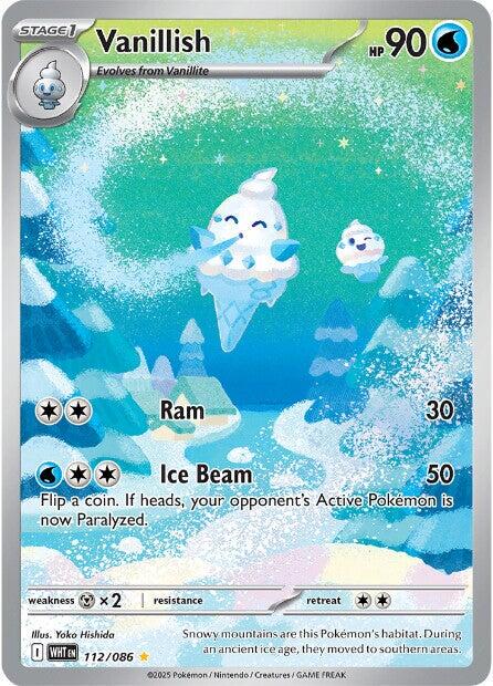 Vanillish #112 Pokemon White Flare