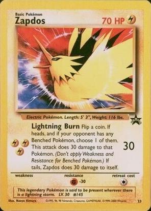 Zapdos [Kimura Corrected] #23 Pokemon Promo
