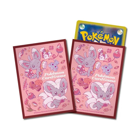 POKEMON CENTER Minccino & Cinccino Sleeves (64 Individual Card Sleeves)