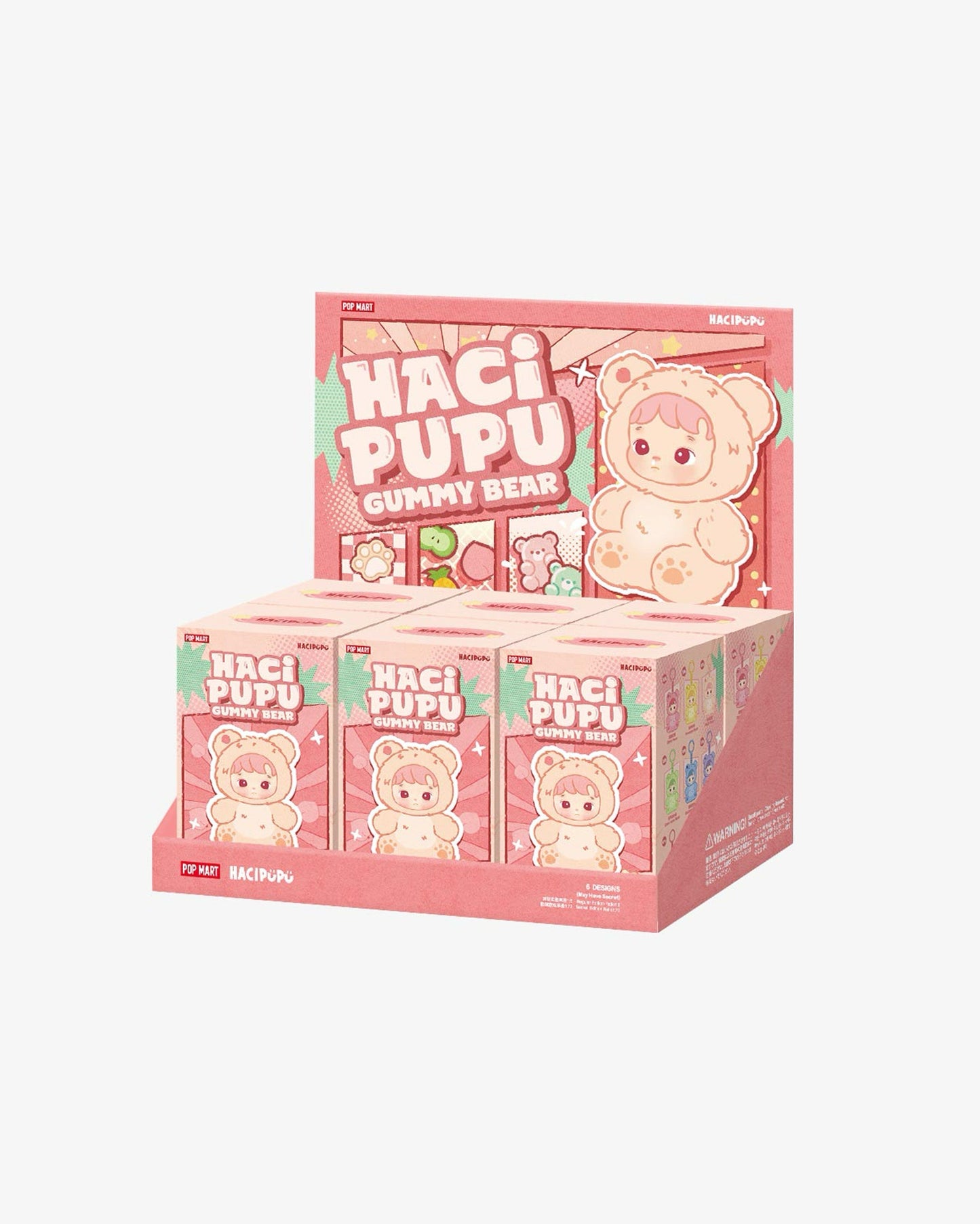 HACIPUPU Gummy Bear Series-Vinyl Plush Pendant Blind Box