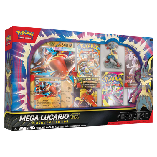 MEGA LUCARIO EX FIGURE COLLECTION BOX