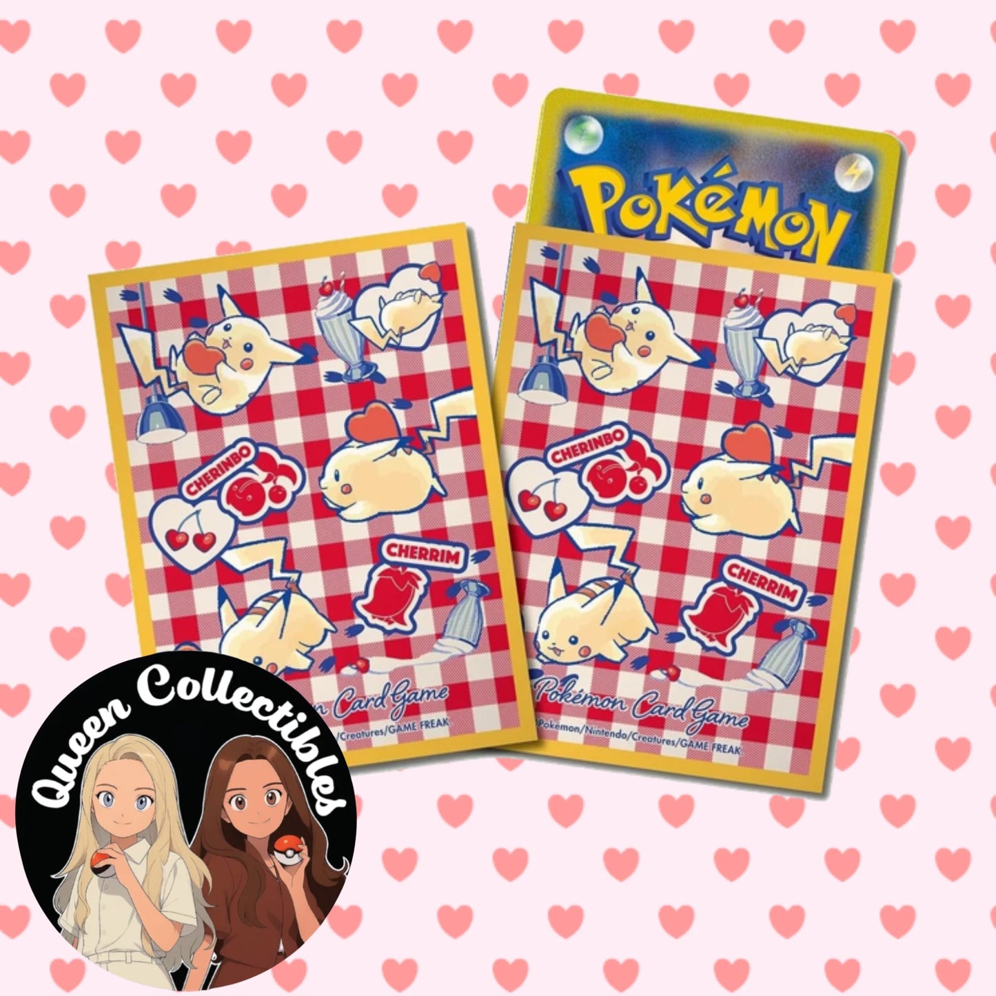 POKEMON CENTER Pikachu Soda Pop Sleeves (64 Individual Card Sleeves)