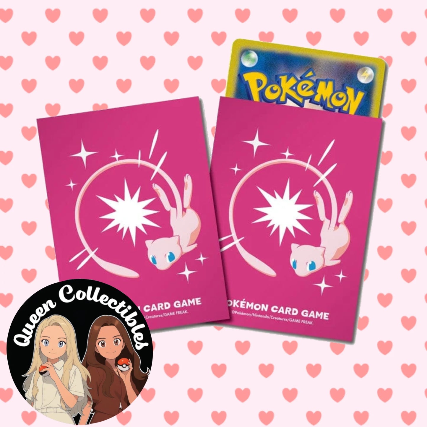 POKEMON CENTER Mew Sleeves (64 Individual Card Sleeves)