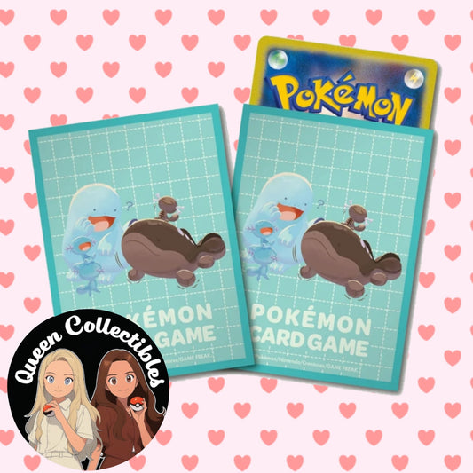 POKEMON CENTER Quagsire and Clodsire Sleeves (64 Individual Card Sleeves)