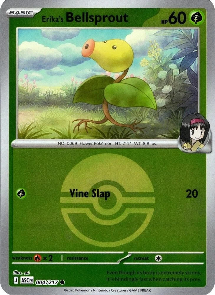 Erika's Bellsprout 004/217 POKE BALL Ascended Heroes